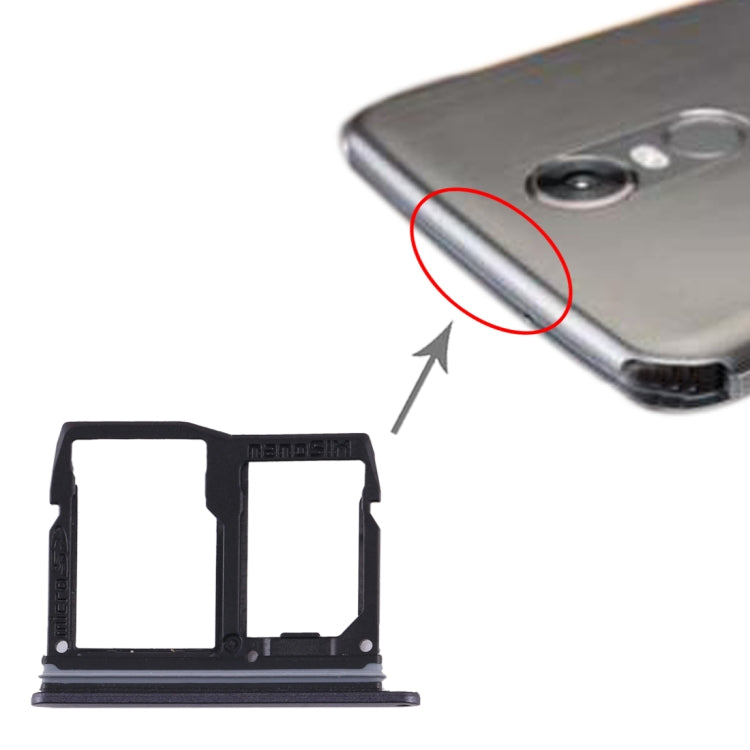 ถาดนาโนซิมการ์ด + ถาดใส่การ์ด Micro SD สำหรับ LG Stylo 5 / Q720 LM-Q720MS LM-Q720TSW Q720CS, For LG Stylo 5