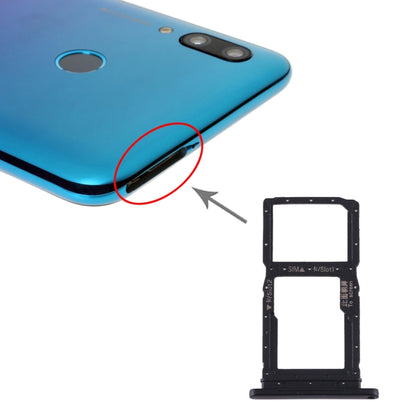 ถาดซิมการ์ด + ถาดซิมการ์ด / ถาดการ์ด Micro SD สำหรับ Huawei P smart Pro 2019, For Huawei P smart Pro 2019