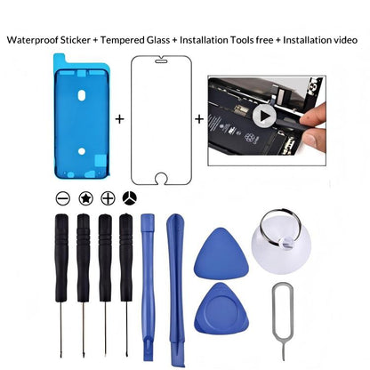 ชุดซ่อมและของขวัญ 12 in 1 (4 x ไขควง + 2 x Teardown Rods + 2 x สามเหลี่ยมบนชิ้นหนา + 1 x Eject Pin + 1 x Chuck + 1 x สติกเกอร์กันน้ำ + 1 x กระจกนิรภัย), 12 in 1 Repair Kits & Sticker