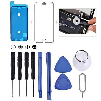 ชุดซ่อมและของขวัญ 12 in 1 (4 x ไขควง + 2 x Teardown Rods + 2 x สามเหลี่ยมบนชิ้นหนา + 1 x Eject Pin + 1 x Chuck + 1 x สติกเกอร์กันน้ำ + 1 x กระจกนิรภัย), 12 in 1 Repair Kits & Sticker