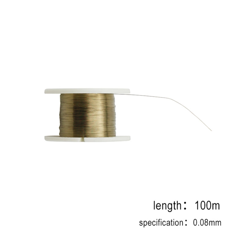 Kaisi 0.08 มม.โลหะผสมเหล็กโมลิบดีนัมลวดตัดลวดเส้น,ความยาว: 100 ม., Kaisi 0.08mm 100m