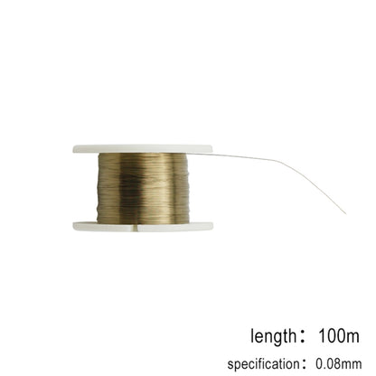 Kaisi 0.08 มม.โลหะผสมเหล็กโมลิบดีนัมลวดตัดลวดเส้น,ความยาว: 100 ม., Kaisi 0.08mm 100m
