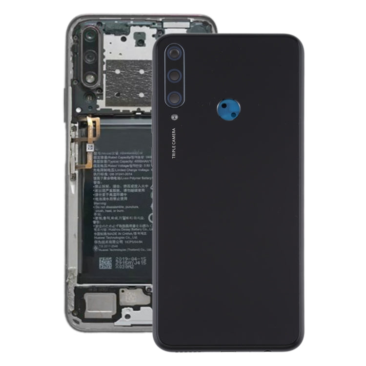 ฝาหลังแบตเตอรี่เดิมพร้อมฝาครอบเลนส์กล้องสำหรับ Huawei Y6p, For Huawei Y6p(Original)