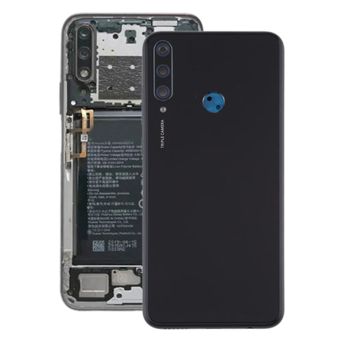 ฝาหลังแบตเตอรี่เดิมพร้อมฝาครอบเลนส์กล้องสำหรับ Huawei Y6p, For Huawei Y6p(Original)