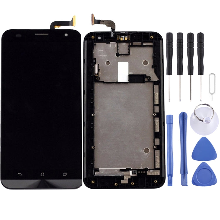 หน้าจอ LCD และชุดประกอบ Digitizer พร้อมกรอบสำหรับ ASUS Zenfone 2 Laser ZE550KL Z00LD, For ASUS Zenfone 2 Laser ZE550KL
