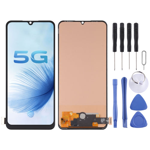 หน้าจอแอลซีดีวัสดุ TFT และชุดประกอบDigitizer (ไม่รองรับการระบุลายนิ้วมือ) สำหรับ vivo S6 5G / X50e / Y70 / Y73s / S7e / V20 / V20 se / V20 (2021), For Vivo S6 5G(TFT)