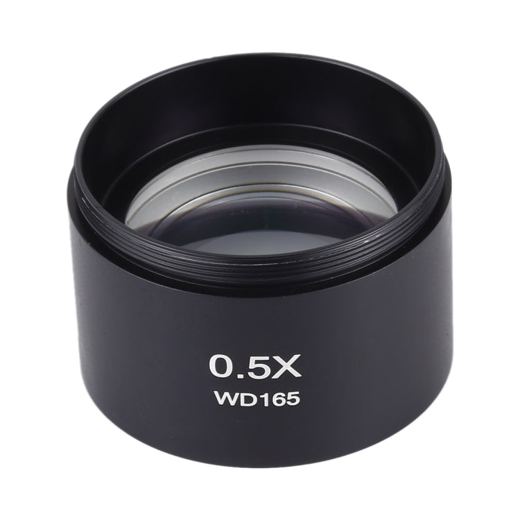 กล้องจุลทรรศน์สเตอริโอเสริมวัตถุประสงค์เลนส์บาร์โลว์เลนส์แว่นขยาย 0.5X WD165, 0.5X WD165