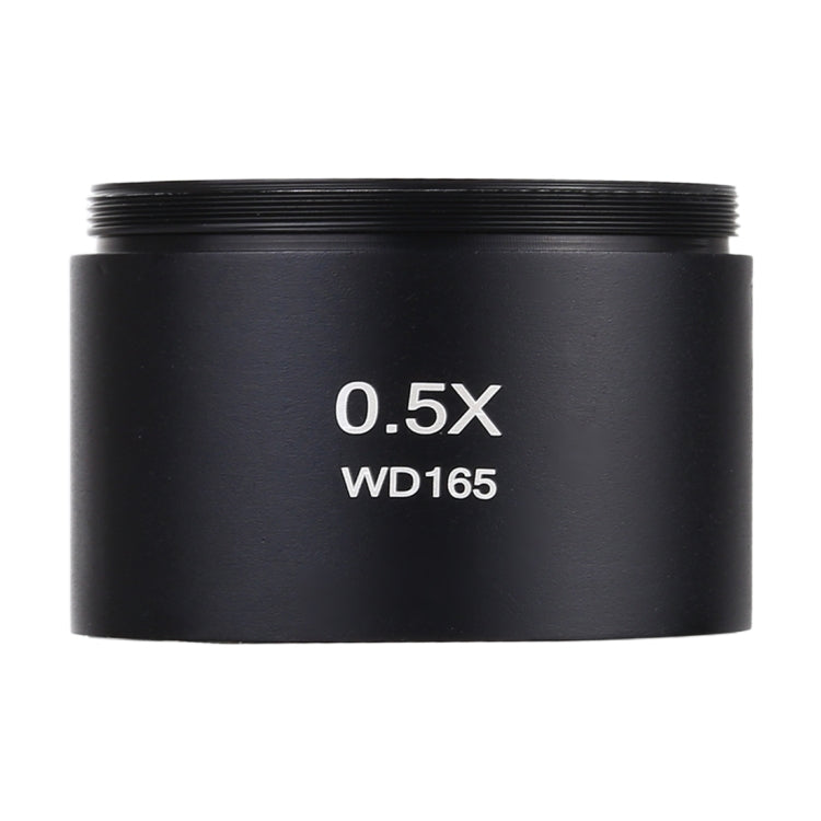 กล้องจุลทรรศน์สเตอริโอเสริมวัตถุประสงค์เลนส์บาร์โลว์เลนส์แว่นขยาย 0.5X WD165, 0.5X WD165