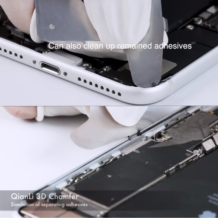 10 ชิ้น QIANLI 3D Ultra Thin Pry Spudger การ์ดถอดประกอบหน้าจอ, 3D Ultra Thin