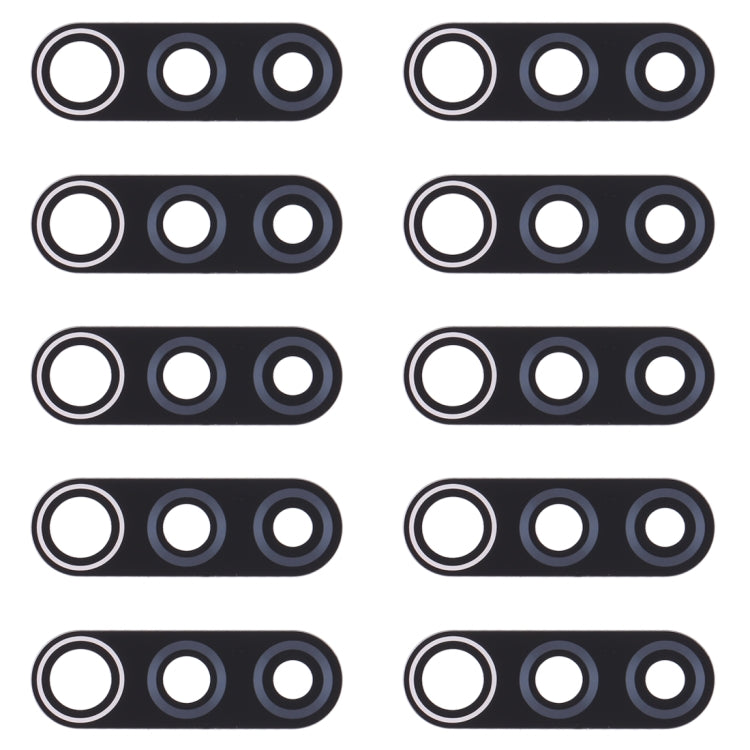 10 ชิ้นเลนส์กล้องด้านหลังสำหรับ Xiaomi Redmi 9/Redmi 9 นายกรัฐมนตรี / Xiaomi Poco M2, For Xiaomi Redmi 9