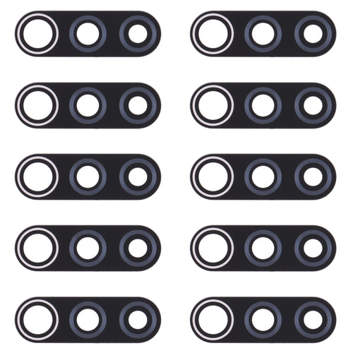 10 ชิ้นเลนส์กล้องด้านหลังสำหรับ Xiaomi Redmi 9/Redmi 9 นายกรัฐมนตรี / Xiaomi Poco M2, For Xiaomi Redmi 9