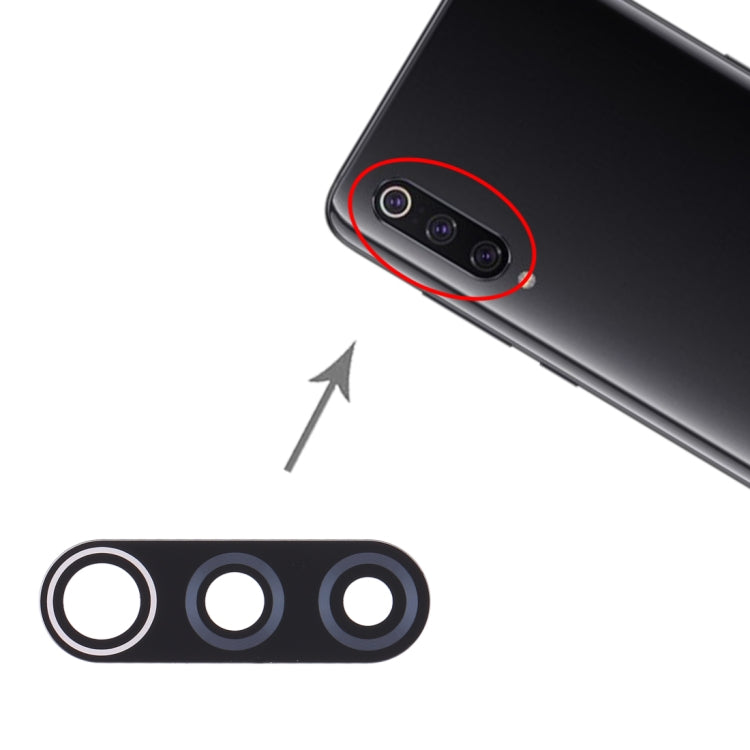 10 ชิ้นเลนส์กล้องด้านหลังสำหรับ Xiaomi Redmi 9/Redmi 9 นายกรัฐมนตรี / Xiaomi Poco M2, For Xiaomi Redmi 9