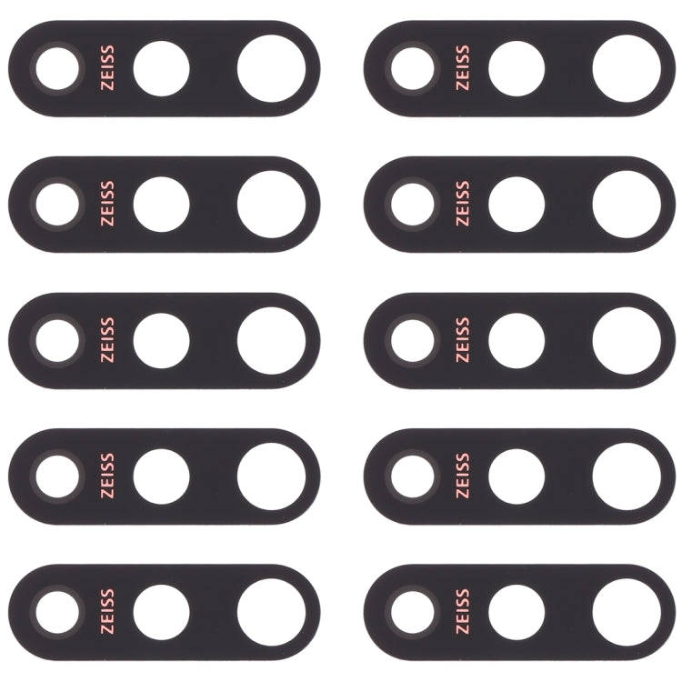 10 ชิ้นเลนส์กล้องด้านหลังสำหรับ Nokia X71 / 8.1 Plus / TA-1167 / TA-1188, For Nokia X71 / 8.1 Plus