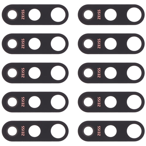 10 ชิ้นเลนส์กล้องด้านหลังสำหรับ Nokia X71 / 8.1 Plus / TA-1167 / TA-1188, For Nokia X71 / 8.1 Plus