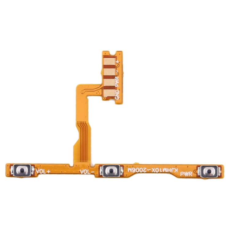 ปุ่มเปิดปิดและปุ่มปรับระดับเสียง Flex Cable สำหรับ Xiaomi Redmi 10X 4G / Redmi Note 9, For Xiaomi Redmi 10X 4G