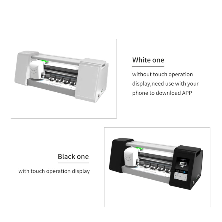หน้าจอ LCD ระบบสัมผัสอัจฉริยะเครื่องตัดฟิล์มป้องกันไฮดรอลิก TPU แบบยืดหยุ่น, Intelligent Film Cutter