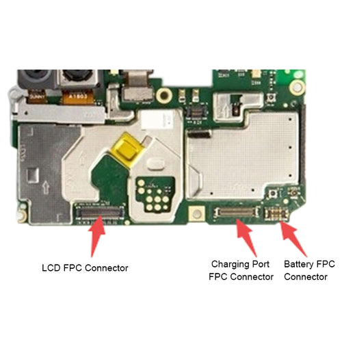 10 ชิ้นเมนบอร์ดจอแสดงผล LCD หน้าจอสัมผัส FPC Connector สำหรับ Huawei P Smart / เพลิดเพลินกับ 7S, For Huawei P Smart