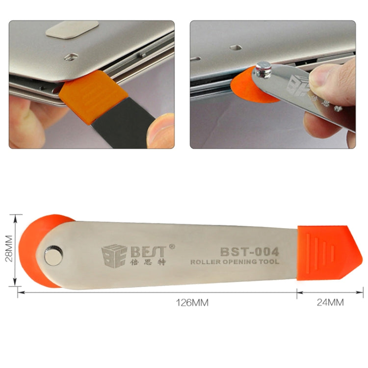 BEST BST-004 เครื่องมือเปิดแงะโลหะพิเศษสำหรับโทรศัพท์มือถือแล็ปท็อป, BST-004 Crowbar