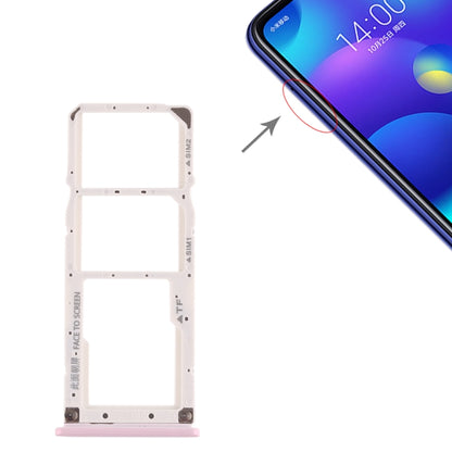 ถาดซิมการ์ด + ถาดซิมการ์ด + ถาดการ์ด Micro SD สำหรับ Xiaomi Mi Play, For Xiaomi Mi Play