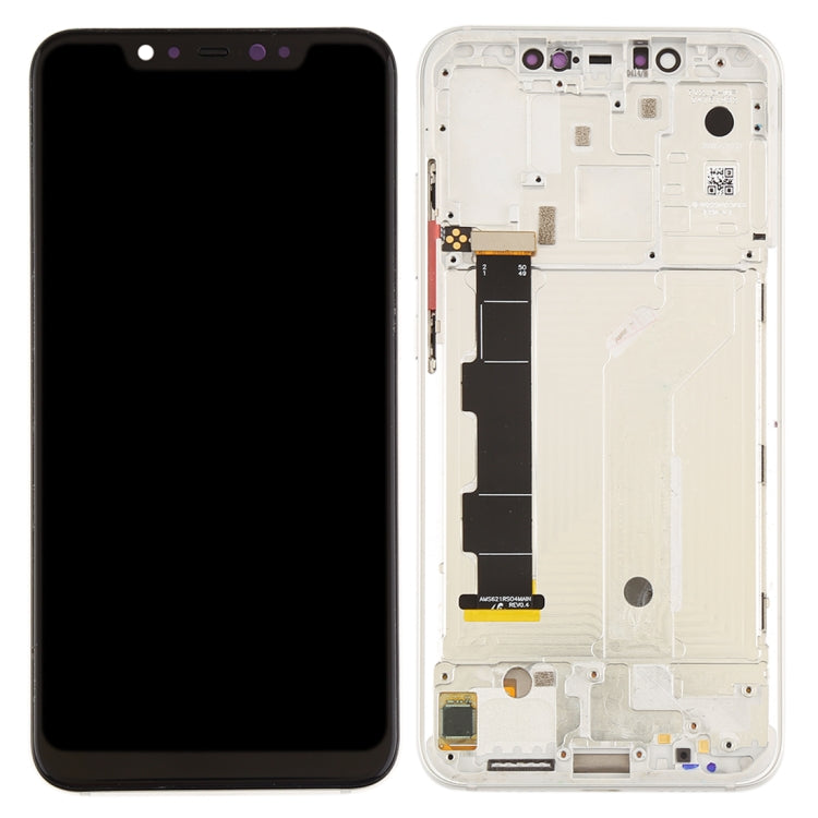หน้าจอแอลซีดีและชุดประกอบDigitizerพร้อมกรอบและปุ่มด้านข้างสำหรับ Xiaomi Mi 8, For Xiaomi Mi 8, For Mi 8 (Rose Gold)