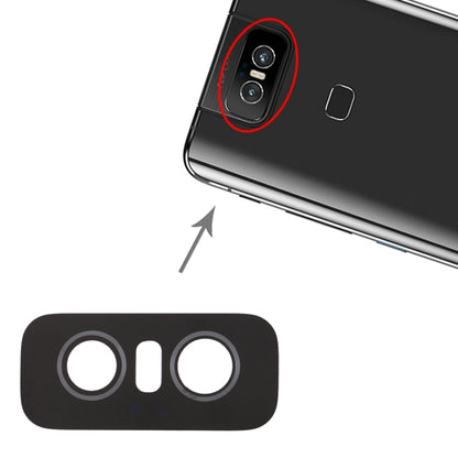 เลนส์กล้องด้านหลังสำหรับ Asus Zenfone 6 ZS630KL l01WD, For Zenfone 6 ZS630KL