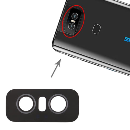 เลนส์กล้องด้านหลังสำหรับ Asus Zenfone 6 ZS630KL l01WD, For Zenfone 6 ZS630KL