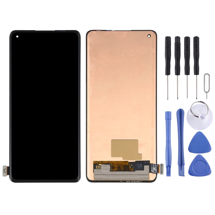 Original AMOLED วัสดุหน้าจอ LCD และ Digitizer Full ASSEMBLY สำหรับ OPPO Reno 3 Pro 5G/ค้นหา X2 NEO CPH2009, For OPPO Reno 3 Pro
