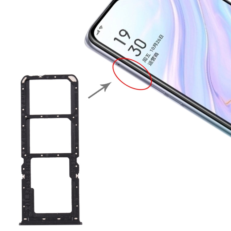 สำหรับถาดซิมการ์ด OPPO A11 + ถาดซิมการ์ด + ถาดการ์ด Micro SD, For OPPO A11