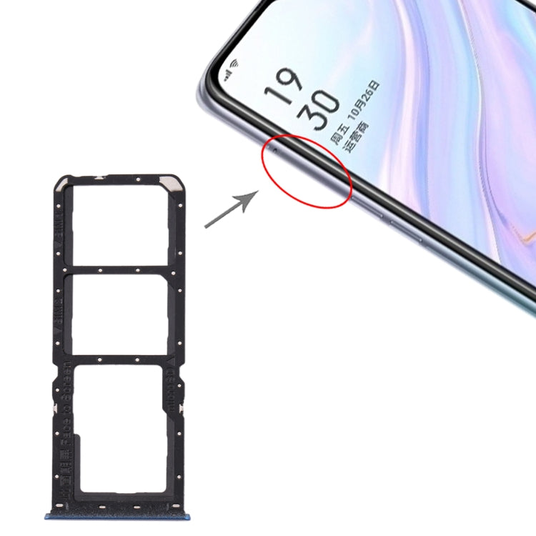 สำหรับถาดซิมการ์ด OPPO A11 + ถาดซิมการ์ด + ถาดการ์ด Micro SD, For OPPO A11