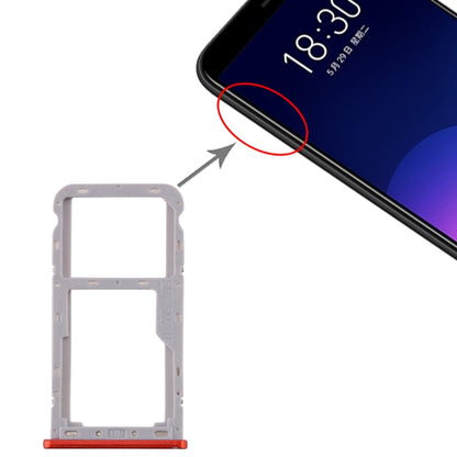 สำหรับถาดซิมการ์ด Meizu M6T + ถาดใส่การ์ด SIM / Micro SD, For Meizu M6T