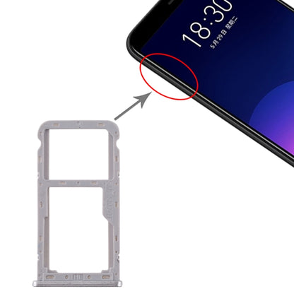 สำหรับถาดซิมการ์ด Meizu M6T + ถาดใส่การ์ด SIM / Micro SD, For Meizu M6T