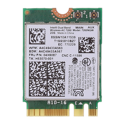 Dual Band AC1200 ไร้สาย NGFF M.2 การ์ด Wifi 7260NGW 7260AC การ์ดเครือข่ายสำหรับ Lenovo T440 X240 B40 B50 Y40 Y70 Y50 7260AC, AC1200