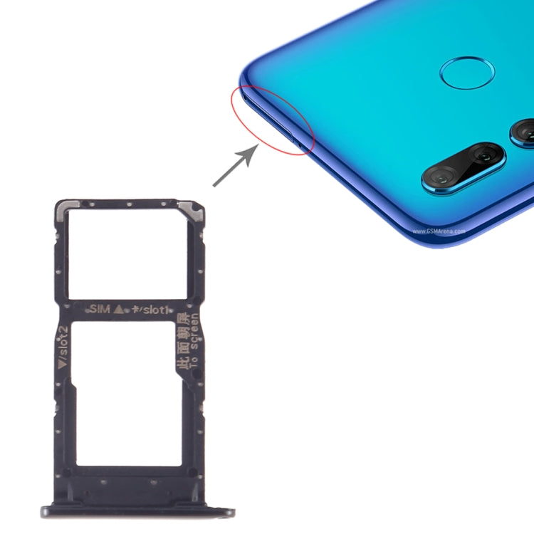 ถาดซิมการ์ด + ถาดซิมการ์ด / ถาดการ์ด Micro SD สำหรับ Huawei P Smart + 2019, For Huawei P Smart+ 2019