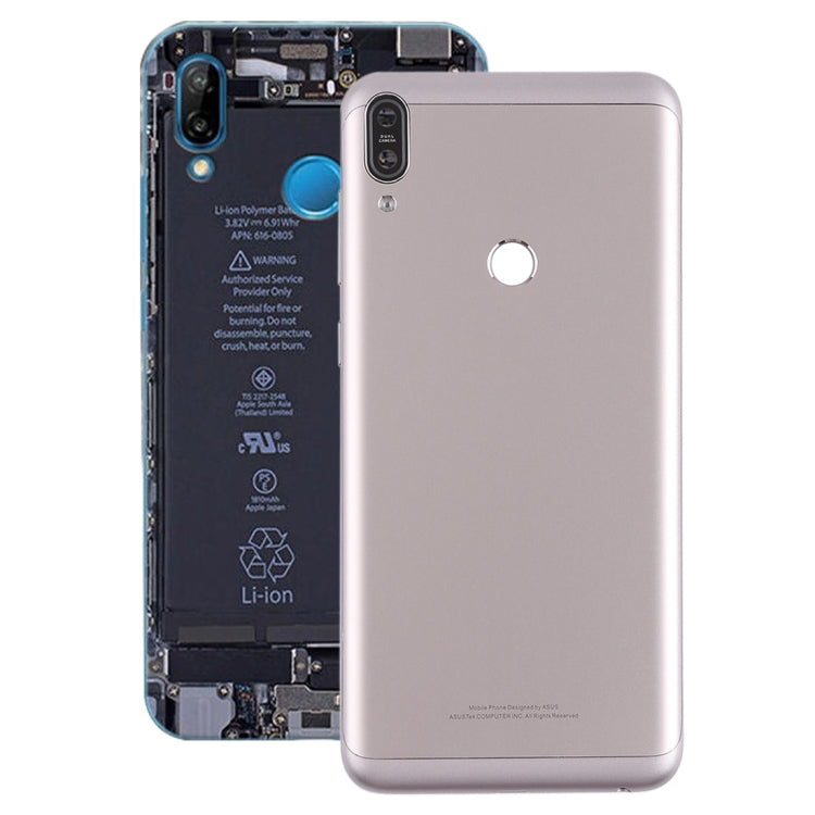 ฝาหลังพร้อมเลนส์กล้องและปุ่มด้านข้างสำหรับ Asus Zenfone Max Pro (M1) / ZB601KL, For Asus ZB601KL