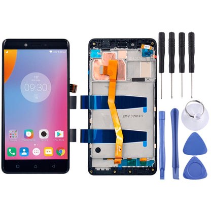 หน้าจอ LCD และชุดประกอบ Digitizer พร้อมกรอบสำหรับ 5.5 นิ้ว Lenovo K6 หมายเหตุ K53a48, For Lenovo K6 Note, Lenovo K6 Note