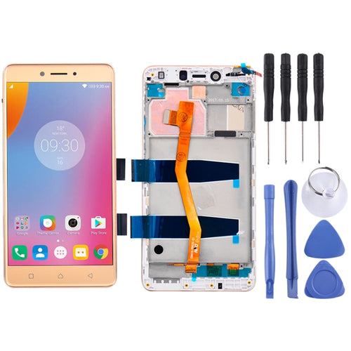 หน้าจอ LCD และชุดประกอบ Digitizer พร้อมกรอบสำหรับ 5.5 นิ้ว Lenovo K6 หมายเหตุ K53a48, For Lenovo K6 Note, Lenovo K6 Note