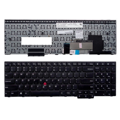 แป้นพิมพ์แล็ปท็อปภาษาอังกฤษเวอร์ชันสหรัฐอเมริกาพร้อมแท่งชี้สำหรับ Lenovo IBM Thinkpad E550 / E555 / E550C, For Thinkpad E550 (US)