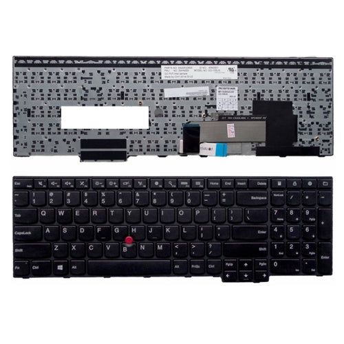 แป้นพิมพ์แล็ปท็อปภาษาอังกฤษเวอร์ชันสหรัฐอเมริกาพร้อมแท่งชี้สำหรับ Lenovo IBM Thinkpad E550 / E555 / E550C, For Thinkpad E550 (US)