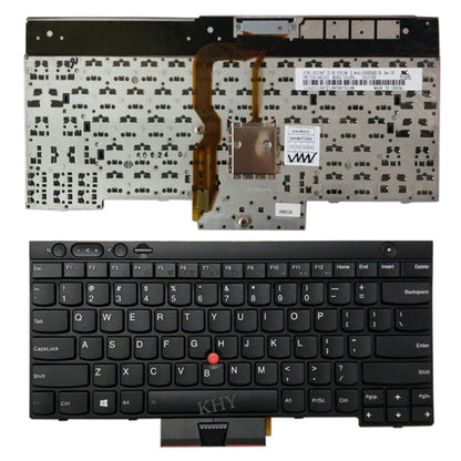 แป้นพิมพ์แล็ปท็อปภาษาอังกฤษเวอร์ชันสหรัฐอเมริกาพร้อมแท่งชี้สำหรับ Lenovo IBM Thinkpad L430 / T430 / T430i / T430S, Teclado 04X1315 / 04X1201 / 04X1277 / 0C01997, For Thinkpad L430 (US)