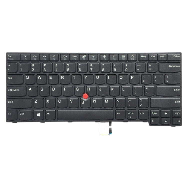 US Version แป้นพิมพ์แล็ปท็อปภาษาอังกฤษพร้อม Pointing Sticks สำหรับ Lenovo IBM Thinkpad E470 / E470C / E475, teclado 01AX080 / 01AX040 / 01AX000 / SN20K93235, For Thinkpad E470 (US)