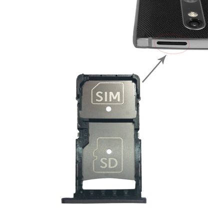 ถาดซิมการ์ด + ถาดการ์ด Micro SD สำหรับ Motorola Droid Turbo 2 / XT1585, For Motorola Droid Turbo 2 (Grey), For Motorola Droid Turbo 2