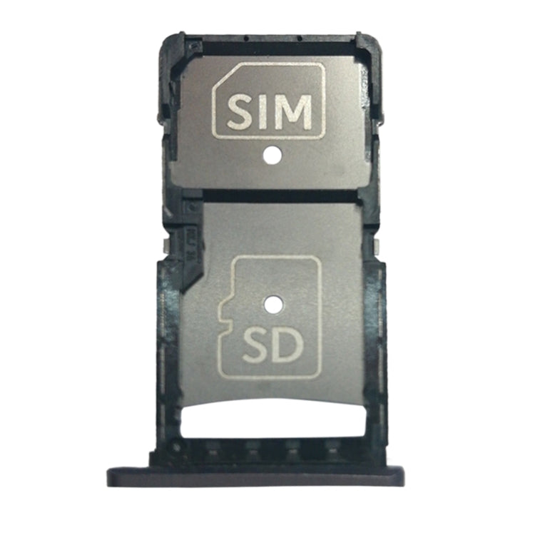ถาดซิมการ์ด + ถาดการ์ด Micro SD สำหรับ Motorola Droid Turbo 2 / XT1585, For Motorola Droid Turbo 2 (Grey), For Motorola Droid Turbo 2
