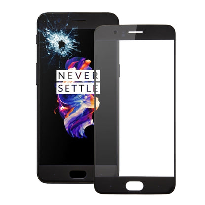 สำหรับ OnePlus 5 หน้าจอด้านหน้าเลนส์กระจกด้านนอก, For OnePlus 5 Black