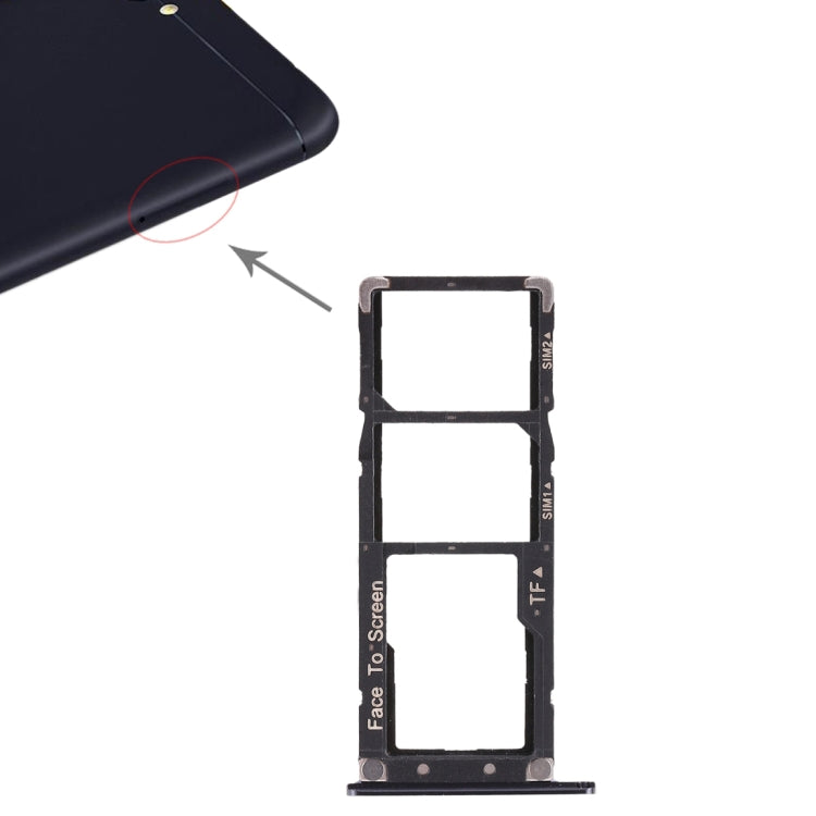 ถาดซิมการ์ด 2 ใบ + ถาดการ์ด Micro SD สำหรับ Asus Zenfone 4 Max ZC554KL, For Asus ZC554KL, For Asus ZC554KL (2 SIM)