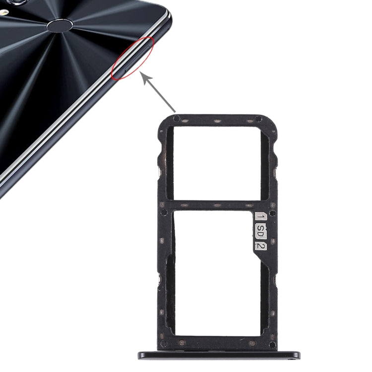 ถาดซิมการ์ด + ถาดซิมการ์ด / ถาดการ์ด Micro SD สำหรับ Asus Zenfone 5 ZE620KL, For Asus ZE620KL