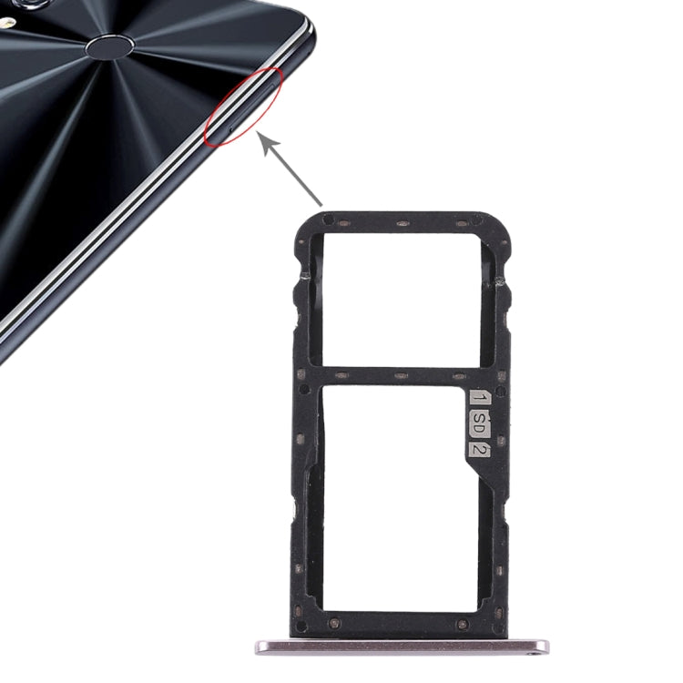 ถาดซิมการ์ด + ถาดซิมการ์ด / ถาดการ์ด Micro SD สำหรับ Asus Zenfone 5 ZE620KL, For Asus ZE620KL