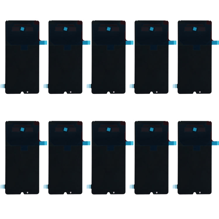 สำหรับ Huawei P30 10 ชิ้น LCD Digitizer กลับกาวสติกเกอร์, For Huawei P30