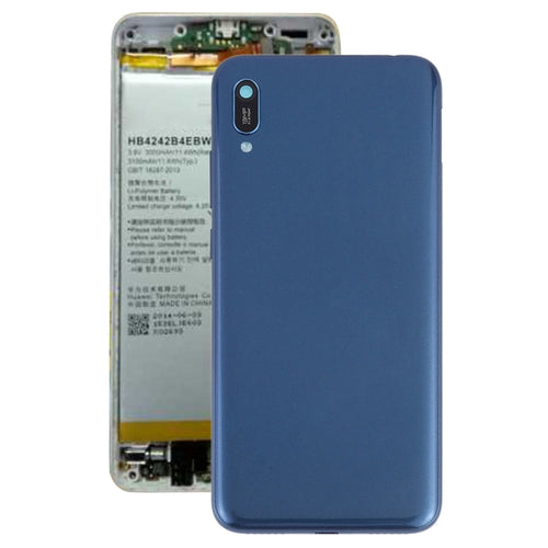 ฝาหลังแบตเตอรี่พร้อมเลนส์กล้องและปุ่มด้านข้างสำหรับ Huawei Y6 (2019), For Huawei Y6 (2019)
