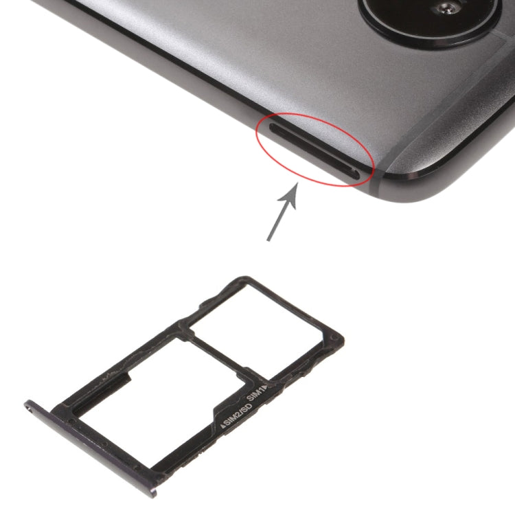 ถาดซิมการ์ด + ถาดซิมการ์ด / ถาดการ์ด Micro SD สำหรับ Motorola Moto G5S, For Moto G5S