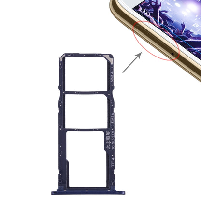 ถาดซิมการ์ด + ถาดการ์ด Micro SD สำหรับ Huawei Y5 Prime (2018) / Honor Play 7, For Huawei Honor Play 7, For Huawei Play 7